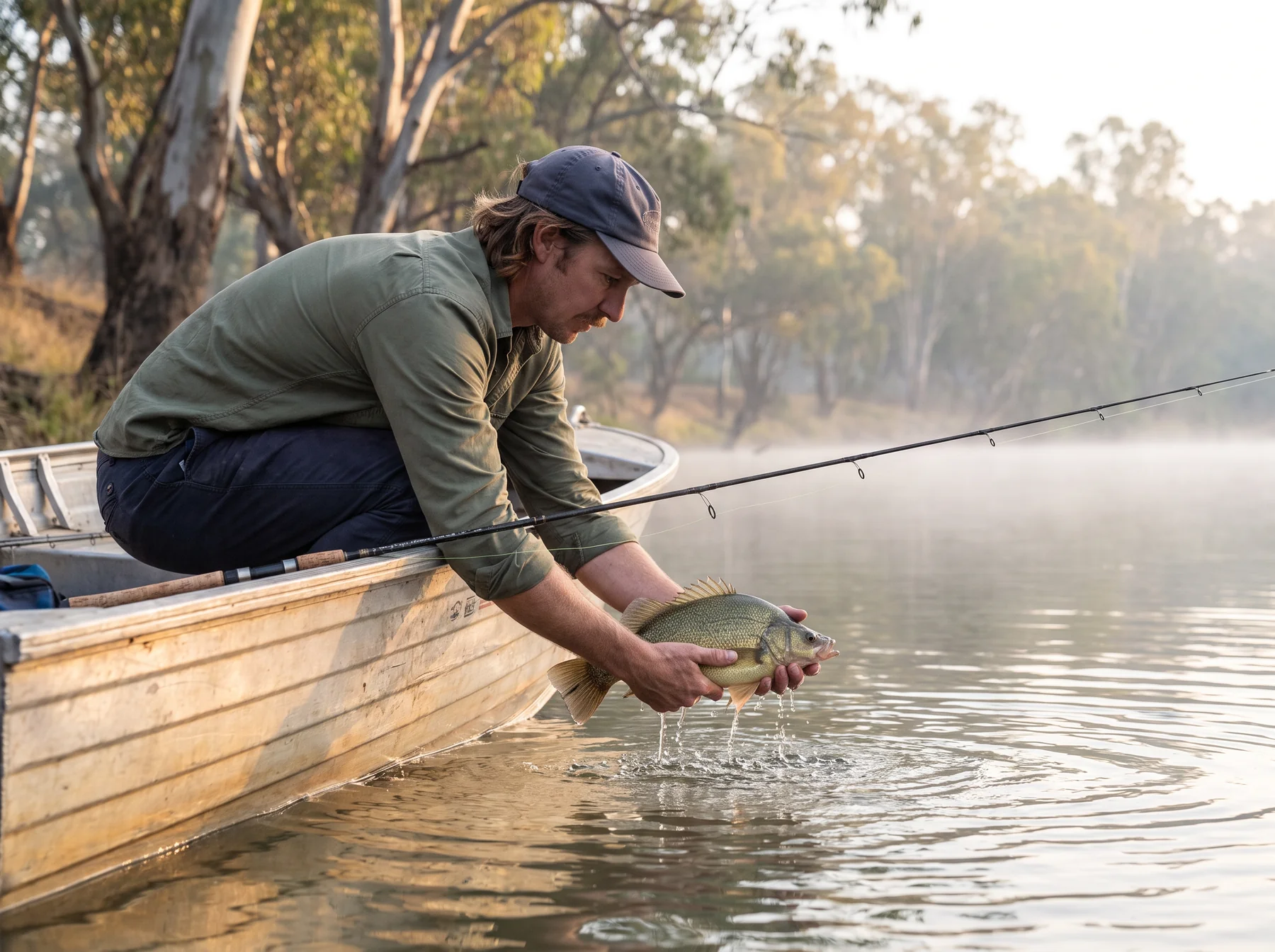 Fictional fish release